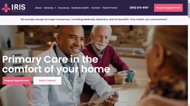 Iris Medical Group - Custom Gutenberg WordPress Development